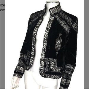 Raga velvet beaded jacket